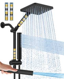 lot 17914 image: Hombeter Filtered High Pressure Shower Head with Handheld Spray Combo