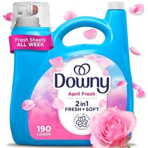 lot 17924 image: Downy Liquid Fabric Softener April Fresh 140 fl oz 190 Loads