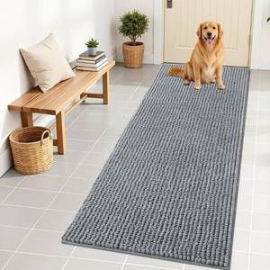 lot 17929 image: OLANLY Chenille Dog Door Mat 70x24 Indoor Mud Mat