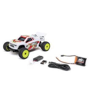 lot 18466 image: Losi Micro-T 128 2WD RTR RC Race Car White LOS-1392T1  Retail $129.99