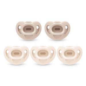 lot 20029 image: NUK Orthodontic Baby Pacifier 0-6 Months 4-Pack Neutral First Choice Comfy (4 Only)