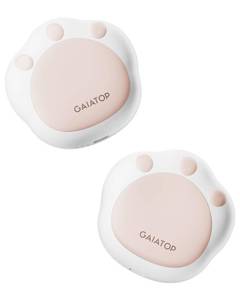 lot 20043 image: Gaiatop Rechargeable Hand Warmers 2 Pack 3 Heat Levels Cat Paw Design