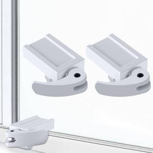 lot 20065 image: Enhon Sliding Window Locks 2 Pack Diecast 1-12 Inch Long Version