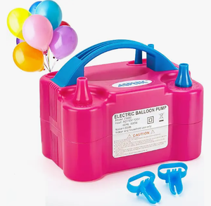 lot 2201 image: AGPTEK Electric Balloon Pump Dual Nozzle Model 73005