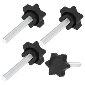 lot 1506 image: Aifeier ET Knurled Thread Clamping Knob Handle M8 x 2.36 in, 4 Pcs