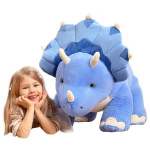 lot 1568 image: IKASA 30 Inch Giant Triceratops Dinosaur Stuffed Animal Plush Toy