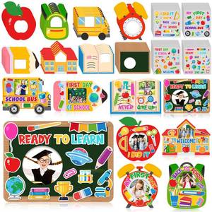 lot 2006 image: Beeveer Back to School Picture Frame Craft Kit 96 Pcs for Classroom