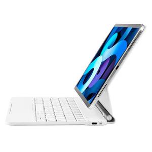 lot 2017 image: InUnion Floating Magnetic Keyboard Case for iPad 10th Gen 10.9 Backlit White  Retail $109.99