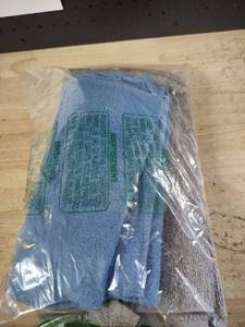 lot 2045 image: Gray and Blue Terry Cloth Towel Bundle in Clear Plastic Bag