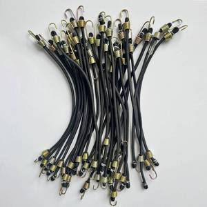 lot 2439 image: Annawprosp 30 Pack Mini Bungee Cords with Hooks 10 Inch