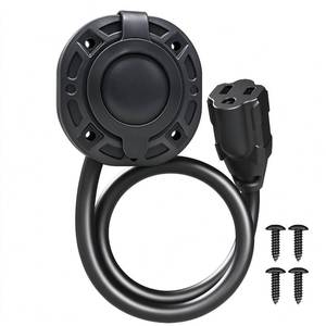 lot 2489 image: LucaSng Waterproof Outdoor Power Inlet Port 15A 125V with 18 in Cord SZPR002