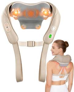 lot 5895 image: LOOMELL Cordless Neck Massager with Heat 5-Speed Deep Tissue