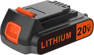 lot 6117 image: CISIHEDI Replacement Battery 20V 2.0Ah Lithium-Ion for Black & Decker