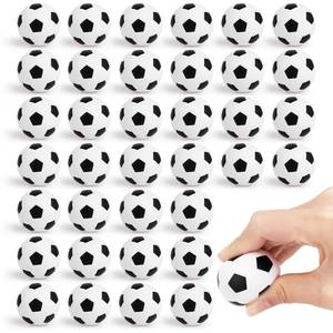 lot 9456 image: Hooqict Mini Soccer Stress Balls 25 Pack Small Foam Sports Stress Ball for Kids Squeeze Ball Anxiety Relief Toy Boy Soccer Party Decorations Supplies Class Prizes