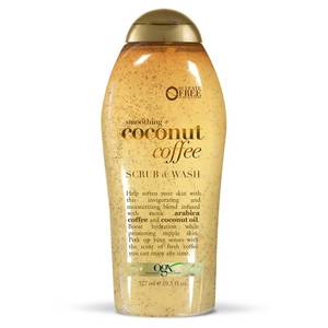 lot 10120 image: OGX Smoothing  Coconut Coffee Body Scrub, 19.5 fl oz