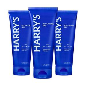 lot 10131 image: Harrys Hair Gel for Men - 6.7 fl oz (3 Pack)