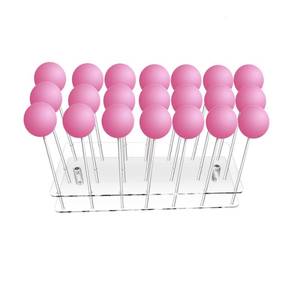lot 10221 image: KETAWA 21 Hole Acrylic Cake Pop Stand Wedding Birthday Baby Shower Decor