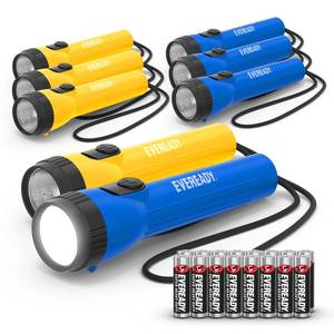 lot 10227 image: EVEREADY LED Flashlight, Survival Gear and Camping Essentials, 8-Pack