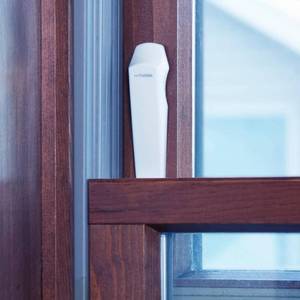 lot 10250 image: Toddleroo by North States - Window & Door Wedge Locks for Baby Proofing Child Proof Window Locks - 4 Pack - White