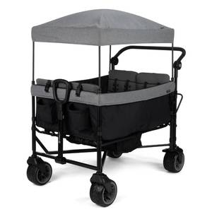lot 11210 image: Safety 1st Summit Sprint Quad Wagon Stroller 4 Passenger, Charcoal Camo, Toddler, Unisex (actual item color varies slightly from stock photo)  Retail $349.99