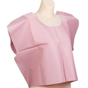 lot 11238 image: TIDI Choice Disposable Exam Cape Pink 30 x 21 In 100 Count 910516