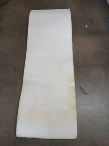 lot 11257 image: Off-White Foam Slab Cushion Pad, Long Rectangular 6x2ft