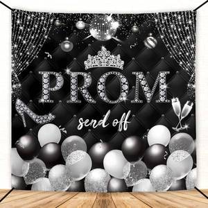 lot 12949 image: Flaircave Graduation Backdrop Banner Class of 2026 70.8 x 70.8 Inch