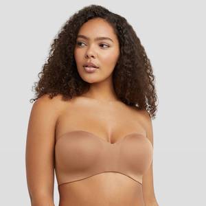 lot 12981 image: Maidenform Self Expressions Wireless Strapless Bra Chestnut 40DD SE0015