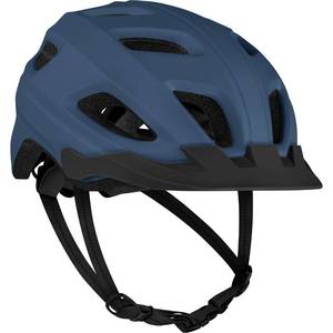 lot 13003 image: Retrospec Lennon Adult Bike Helmet with LED Light Matte Navy One Size