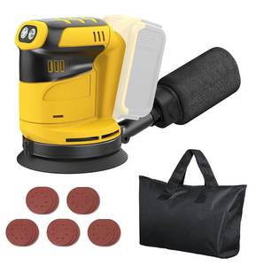 lot 13017 image: Abonnylv Cordless Random Orbital Sander 5-Inch Brushless For DeWalt 20V MAX