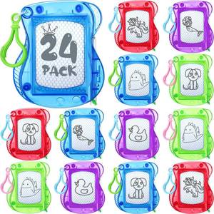 lot 13018 image: Chinco Mini Magnetic Drawing Board 24 Pack Bulk Erasable Doodle Keychains