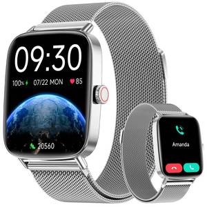 lot 14058 image: Tensky Smart Watch 1.85 AMOLED Fitness Tracker IP68 Bluetooth Calling