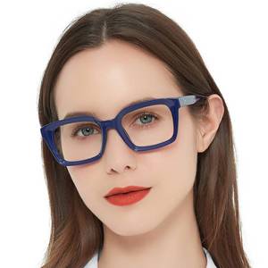 lot 14063 image: Mare Azzuro Womens Square Reading Glasses 1.50 Blue Model 150