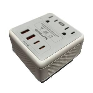 lot 14103 image: GWINLLYYK European Plug Adapter Converter for Travel