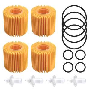 lot 14110 image: IHOTDER Engine Oil Filter 4 Pack for Toyota, OEM 04152-YZZA6