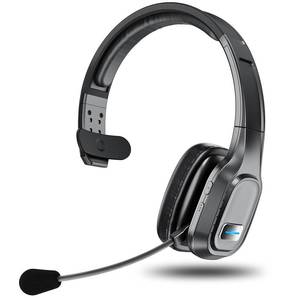 lot 19077 image: NANSLS Single-Ear Wireless Bluetooth Headset with Mic, ENC Noise Canceling