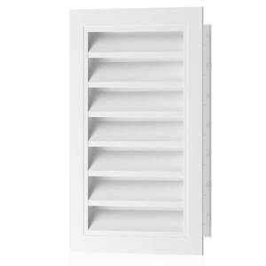 lot 20075 image: Hon&Guan Aluminum Gable Attic Vent 12 x 18 Inch with Removable Mesh