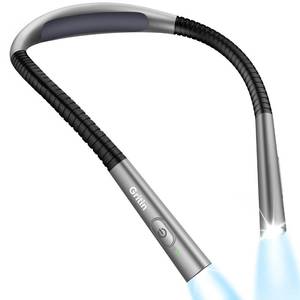 lot 20148 image: Gritin Neck Book Light 4-Color 5-Brightness USB-C Rechargeable Reading Light