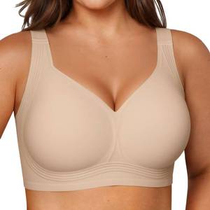 lot 20171 image: Vertvie Womens Jelly Bra No Underwire Minimizer Nude 38B