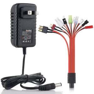 lot 20182 image: Toborher RC Battery Charger for NiMH NiCd Packs 2.4V-12V 2-10 Cell