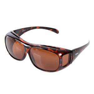 lot 20192 image: yodo Fit Over Sunglasses Polarized UV400 Leopard