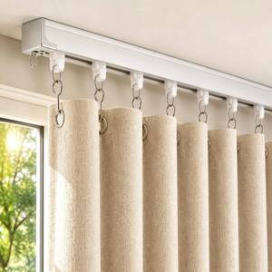 lot 20216 image: Sarzdras Ceiling Curtain Track 3-6.5 FT Adjustable 60 LB Heavy Duty