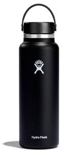lot 20254 image: Hydro Flask Insulated Stainless Steel Water Bottle 40 Oz Wide Mouth Flex Lid