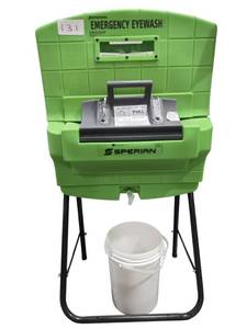 lot 131 image: Sperian Fendall Emergency Eyewash Station with Stand  Model Pure Flow 1000&nbsp