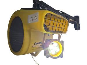 lot 135 image: Rite-Hite CoolMan Trailer Fan w Integrated LED Light &amp Swing Arm Bracket  Model 2500