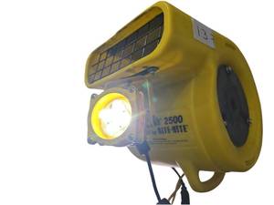 lot 137 image: Rite-Hite CoolMan Trailer Fan w Integrated LED Light &amp Swing Arm Bracket  Model 2500