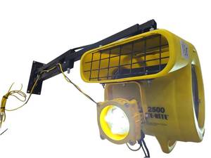 lot 138 image: Rite-Hite CoolMan Trailer Fan w Integrated LED Light &amp Swing Arm Bracket  Model 2500