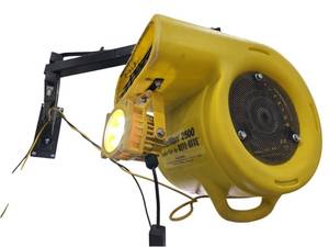 lot 141 image: Rite-Hite CoolMan Trailer Fan w Integrated LED Light &amp Swing Arm Bracket  Model 2500