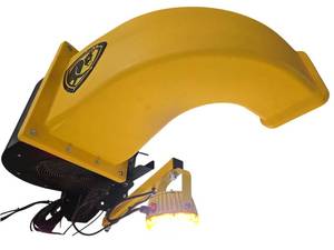 lot 142 image: Big Ass Fans Velocity Trailer Fan with Mounted LED Light