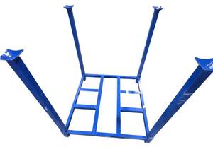 lot 165 image: Global Steel Stacking Rack w 4 Corner Posts